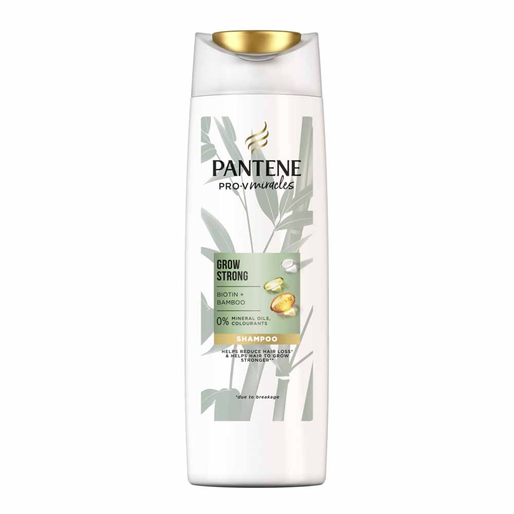 Pantene Pro V Miracles Grow Strong Bamboo Shampoo 400ml Image 2