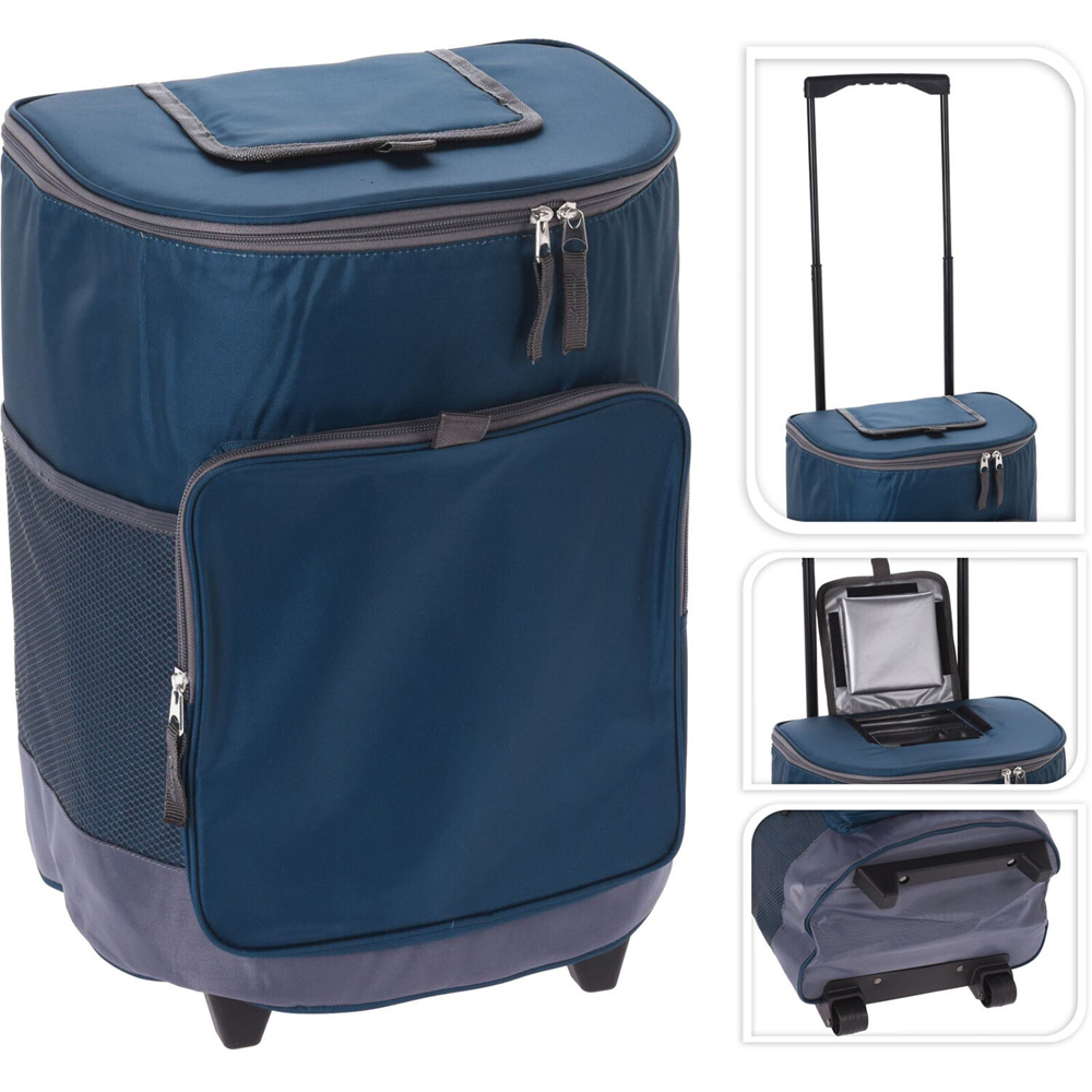 Cooler Bag Trolley Blue Image 3