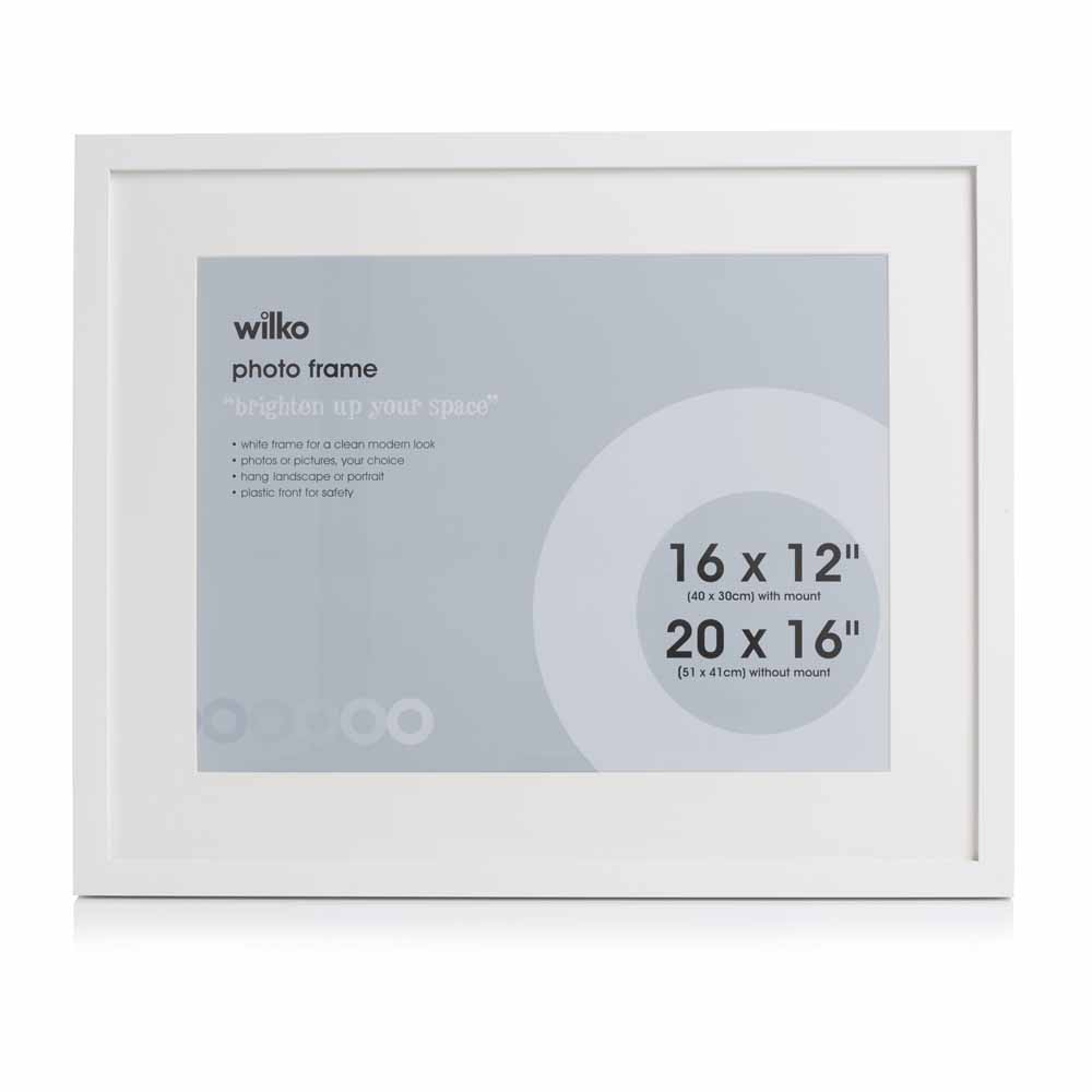 Wilko White Photo Frame 20 x 16 Inch 3 Pack Wilko