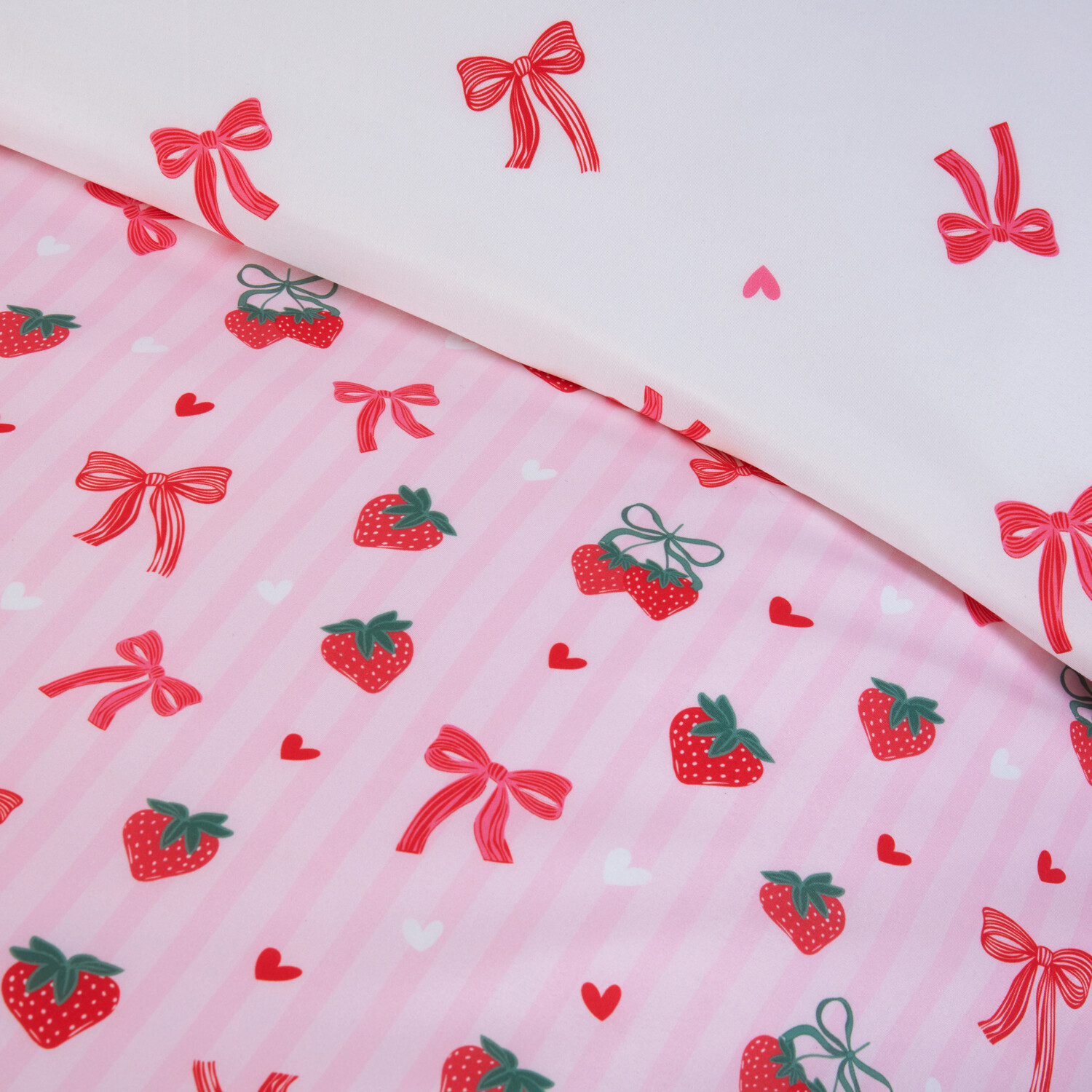 Lacey Design Duvet Set Pink Single Image 4