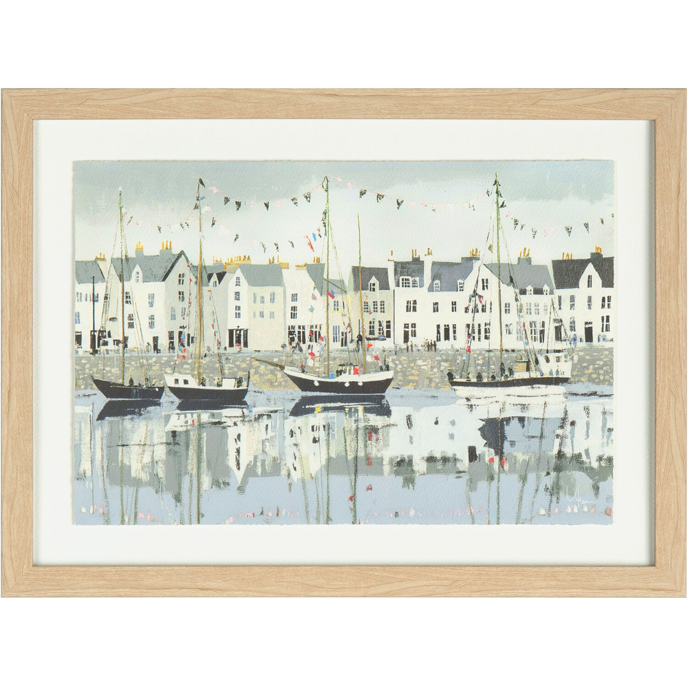Harbour Side Wooden Framed Art Image 2
