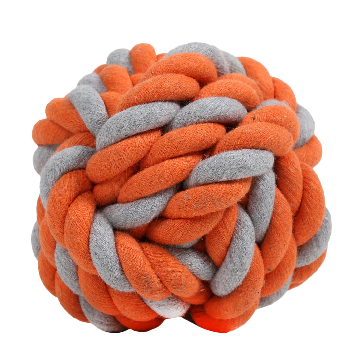 Clever Paws Large Rope Knot Ball Dog Toy Image 3