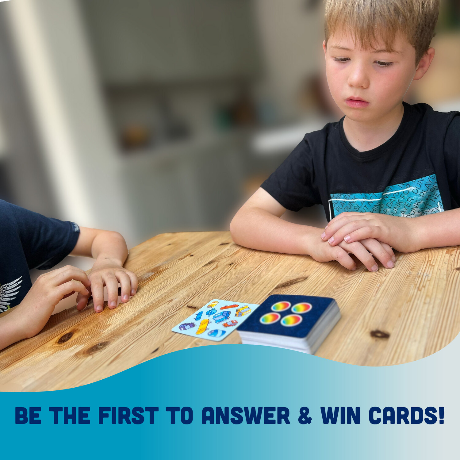 Big Fish Little Fish Fast Card Fun Blue Image 4