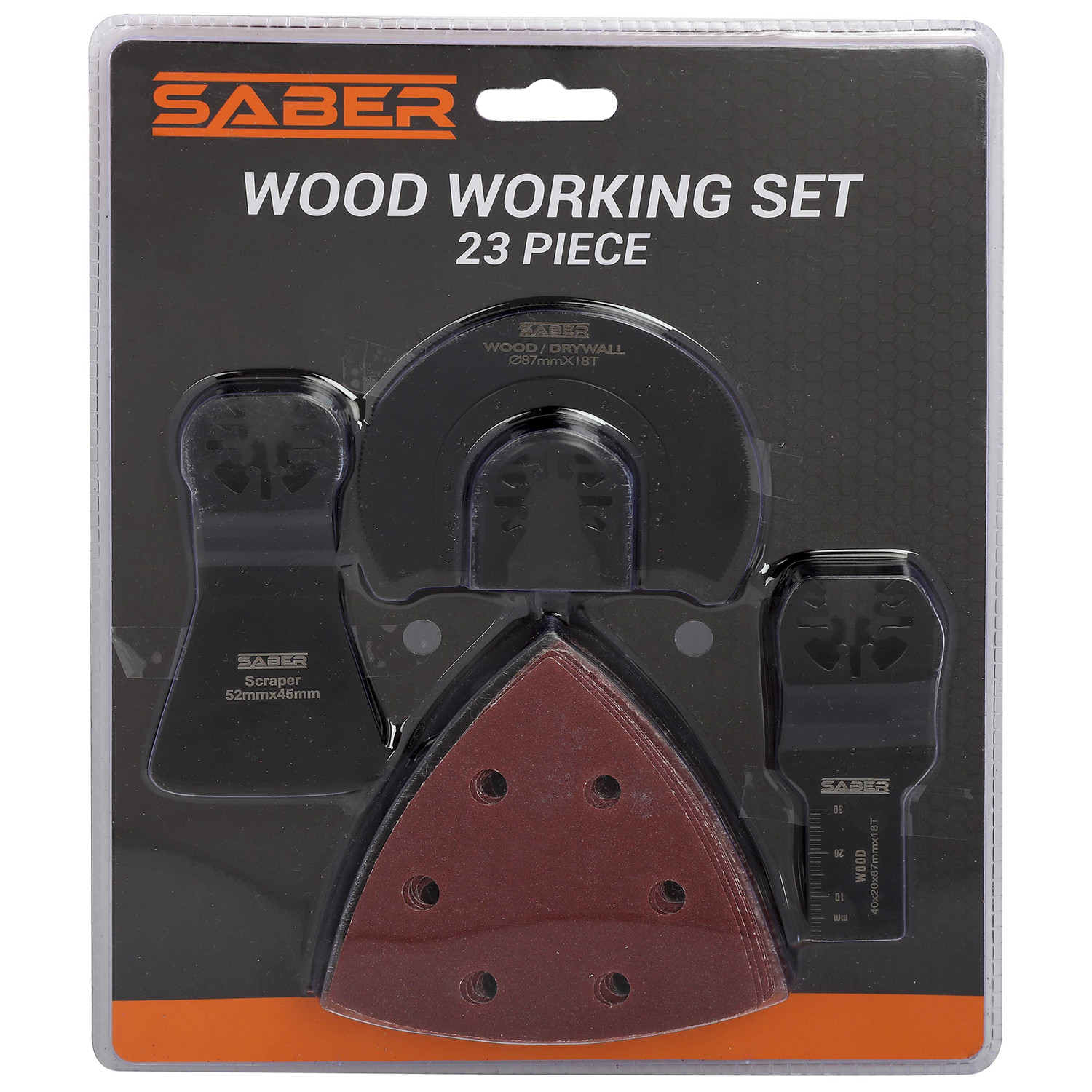 Saber 23 Piece Wood Working Set Image