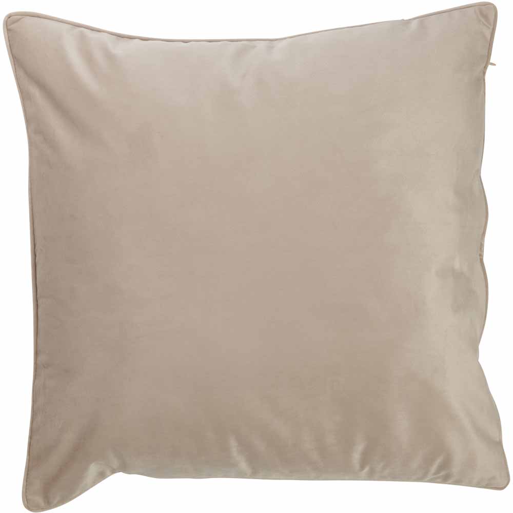Wilko Humus Velour Cushions  55 x 55cm Image 2