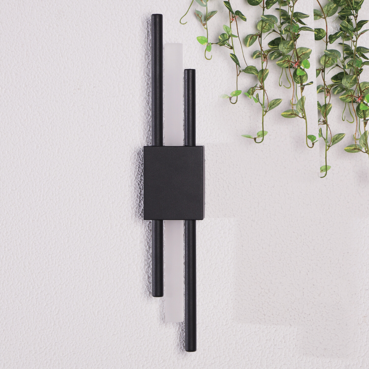Preston Outdoor Wall Light Black Image 2