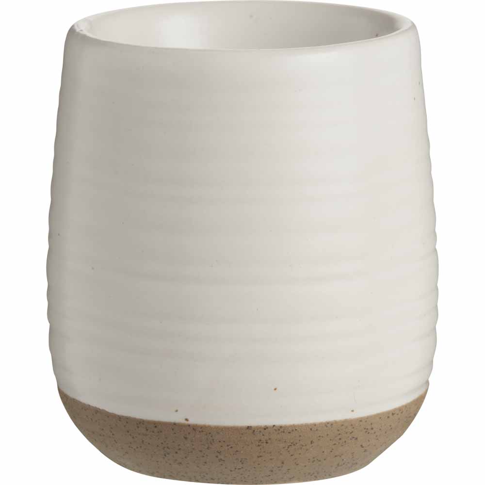 Wilko Cream Artisan Speckled Egg Cup Image 1
