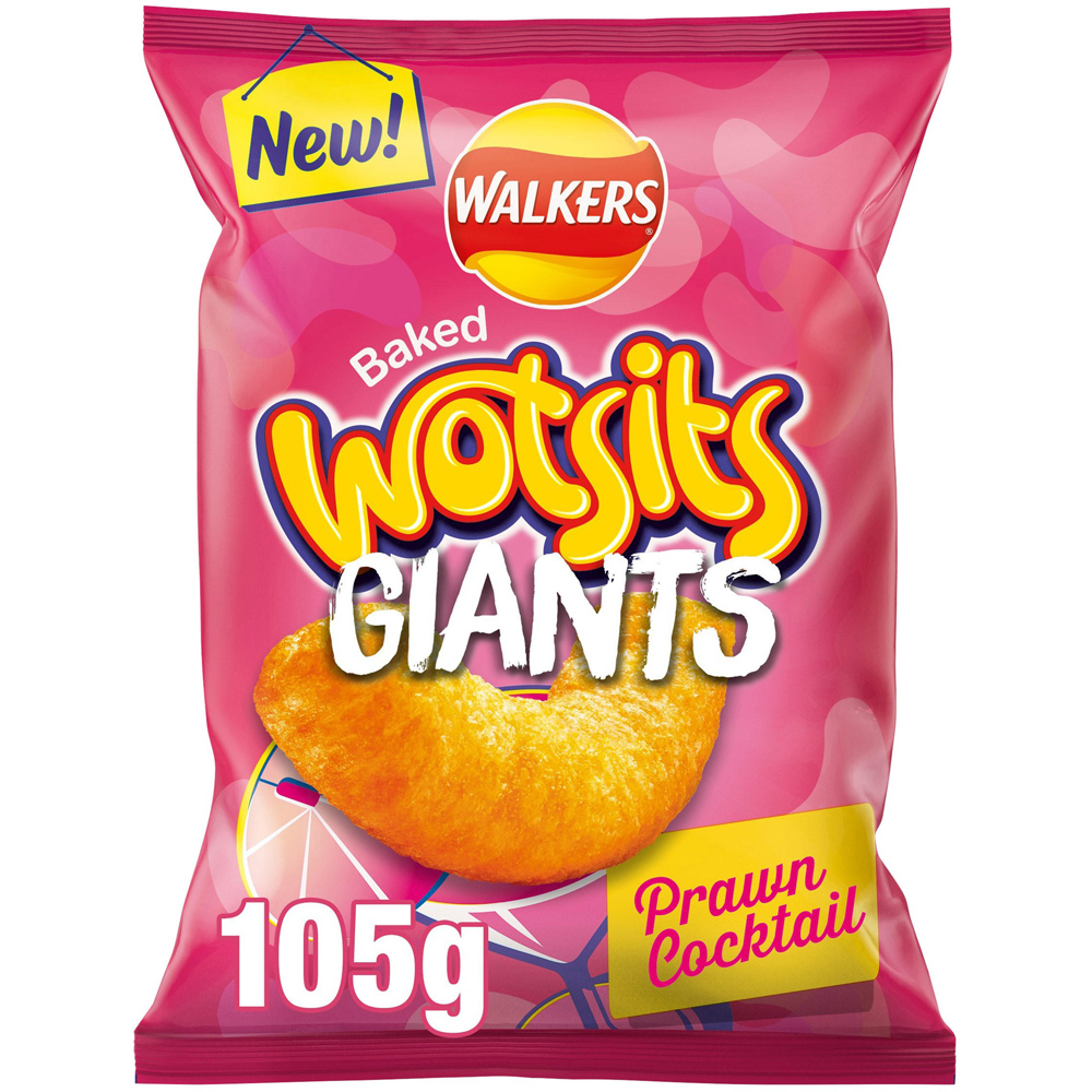 Walkers Wotsits Giants Prawn Cocktail 105g Image