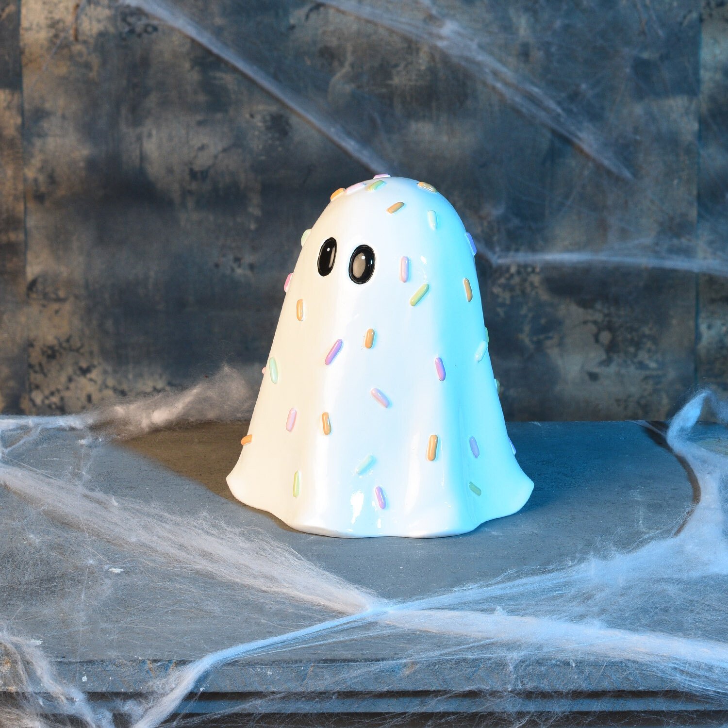 Sprinkle Ghost Ornament White Image 3