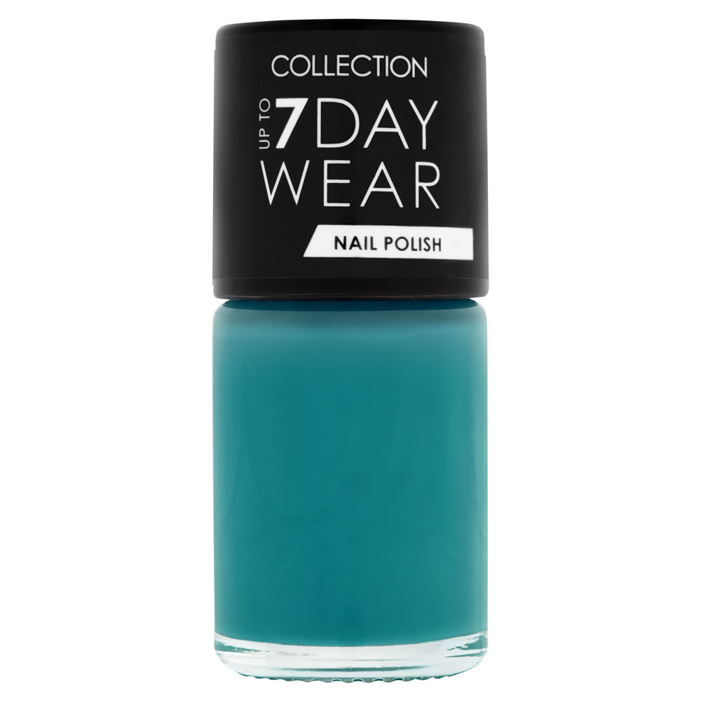 Collection Up to 7 Day Wear Nail Polish Teal 25 8ml Image 1