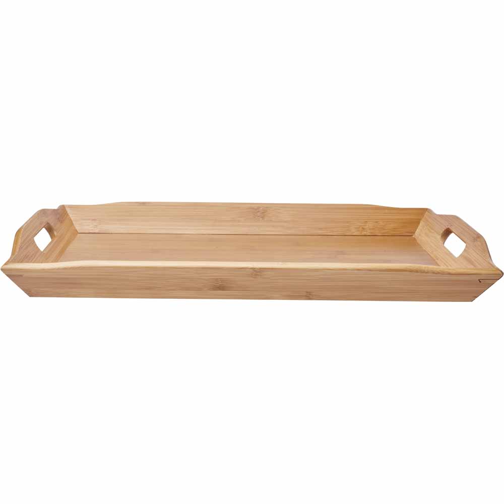 Wilko Bamboo Tray Wilko