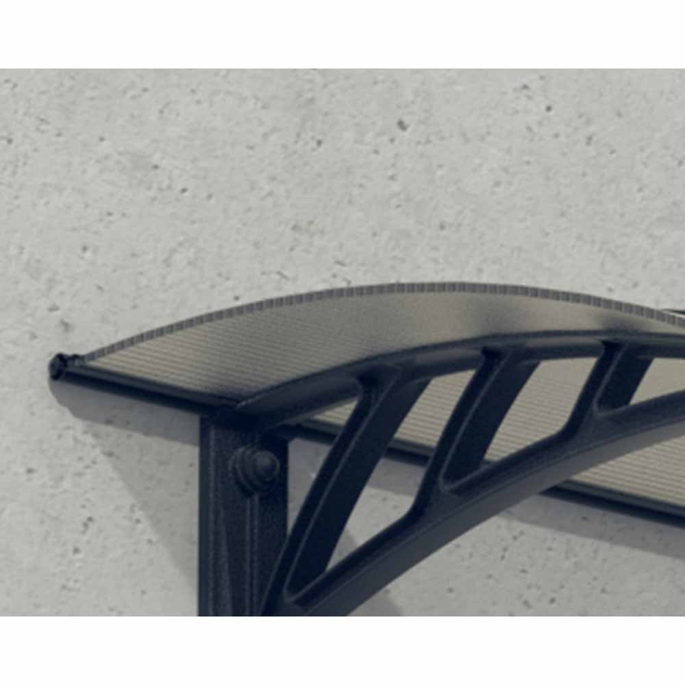 Palram Neo 2700 Grey Twinwall Door Canopy Image 5
