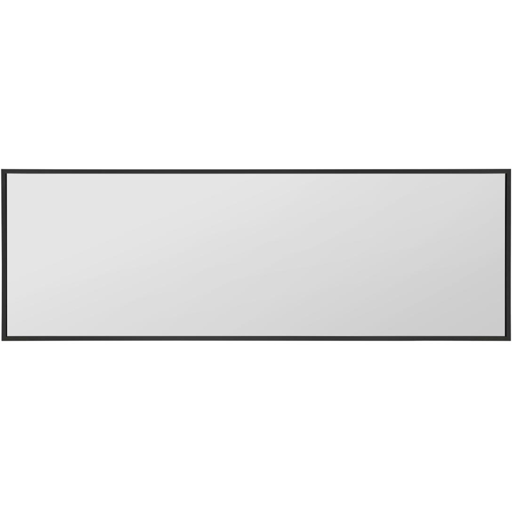 MirrorOutlet The Artus Black Aluminium Edged Wall Mirror 120 x 40cm Image 3