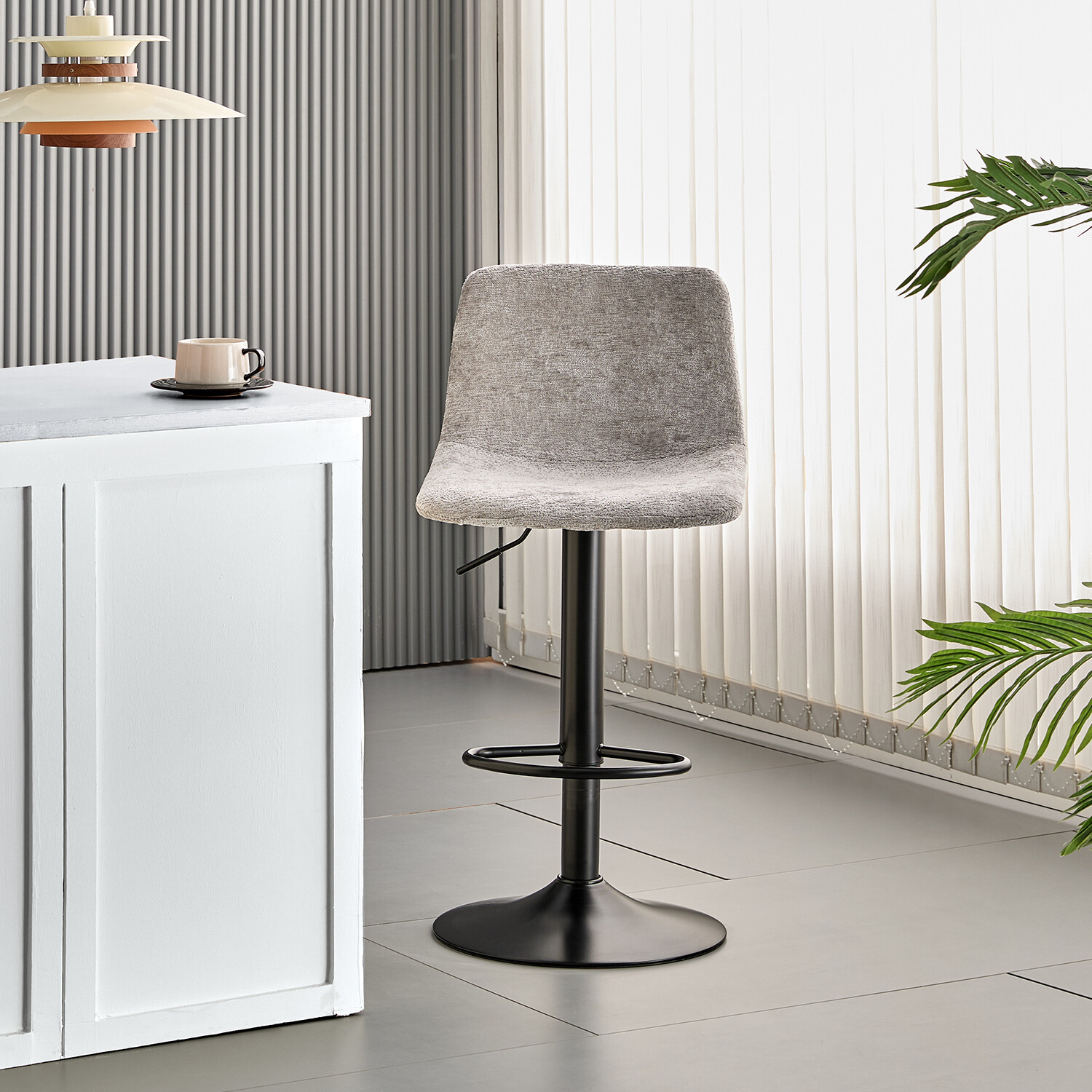 Lucas Barstool - Grey Image 1