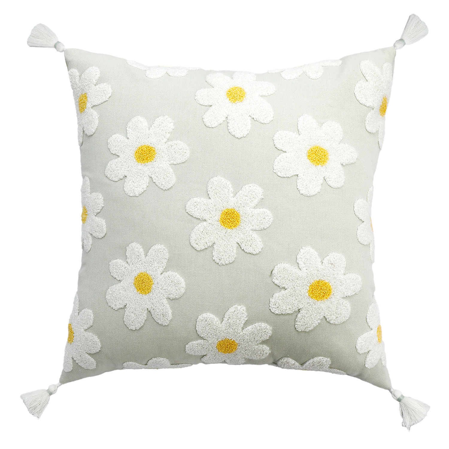 Daisy Tufted Cushion Image 1