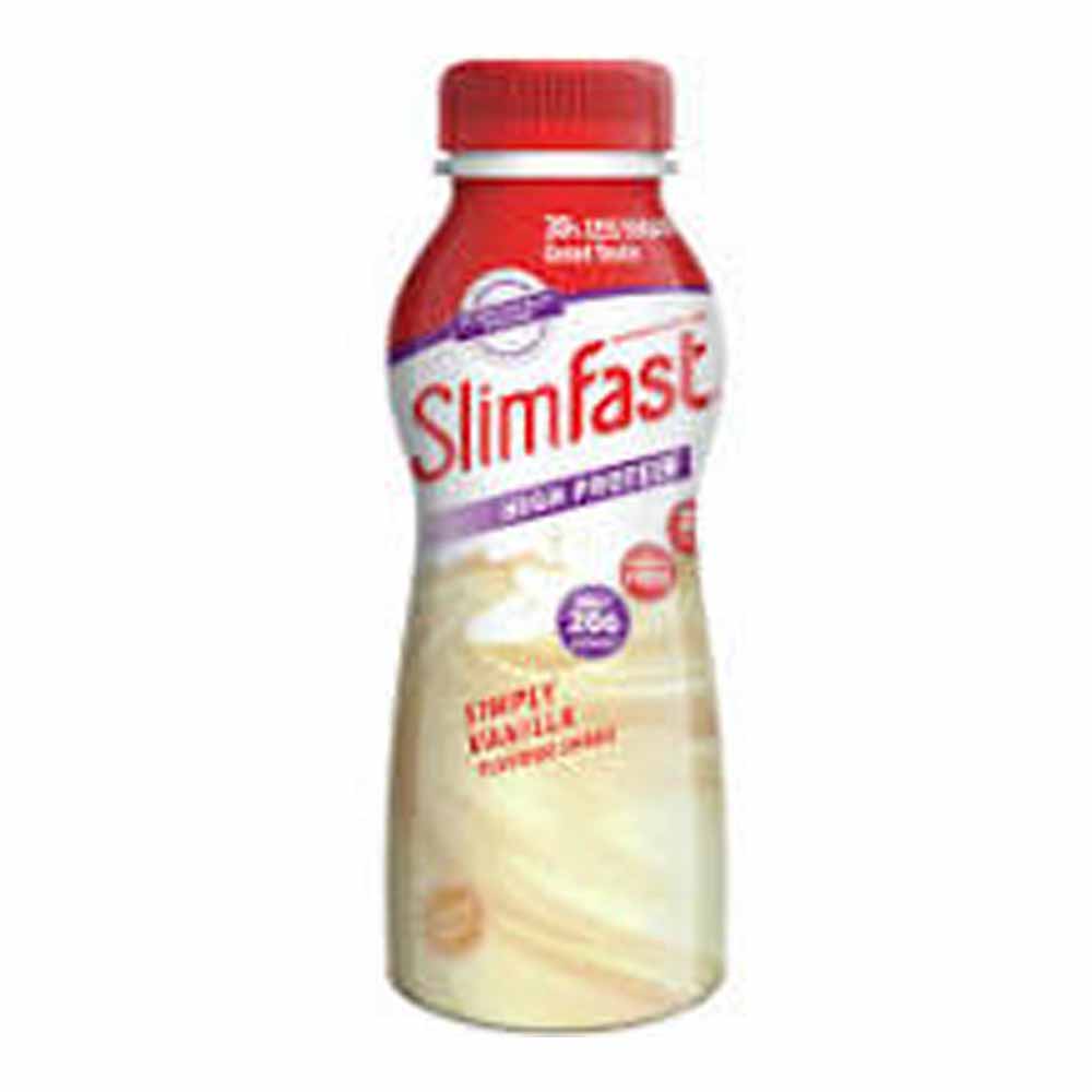 Slimfast Milkshake Bottle Vanilla 325ml  - wilko