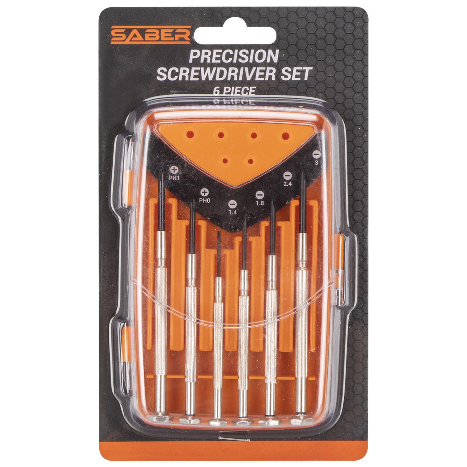 Saber 6 Piece Precision Screwdriver Set Image