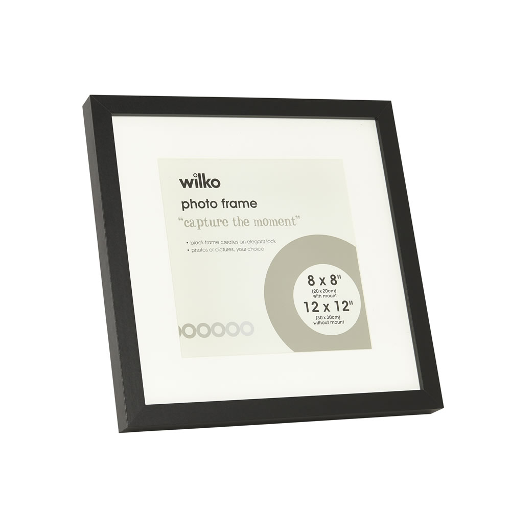 Wilko Black Photo Frame 12 x 12 Inch Image 2