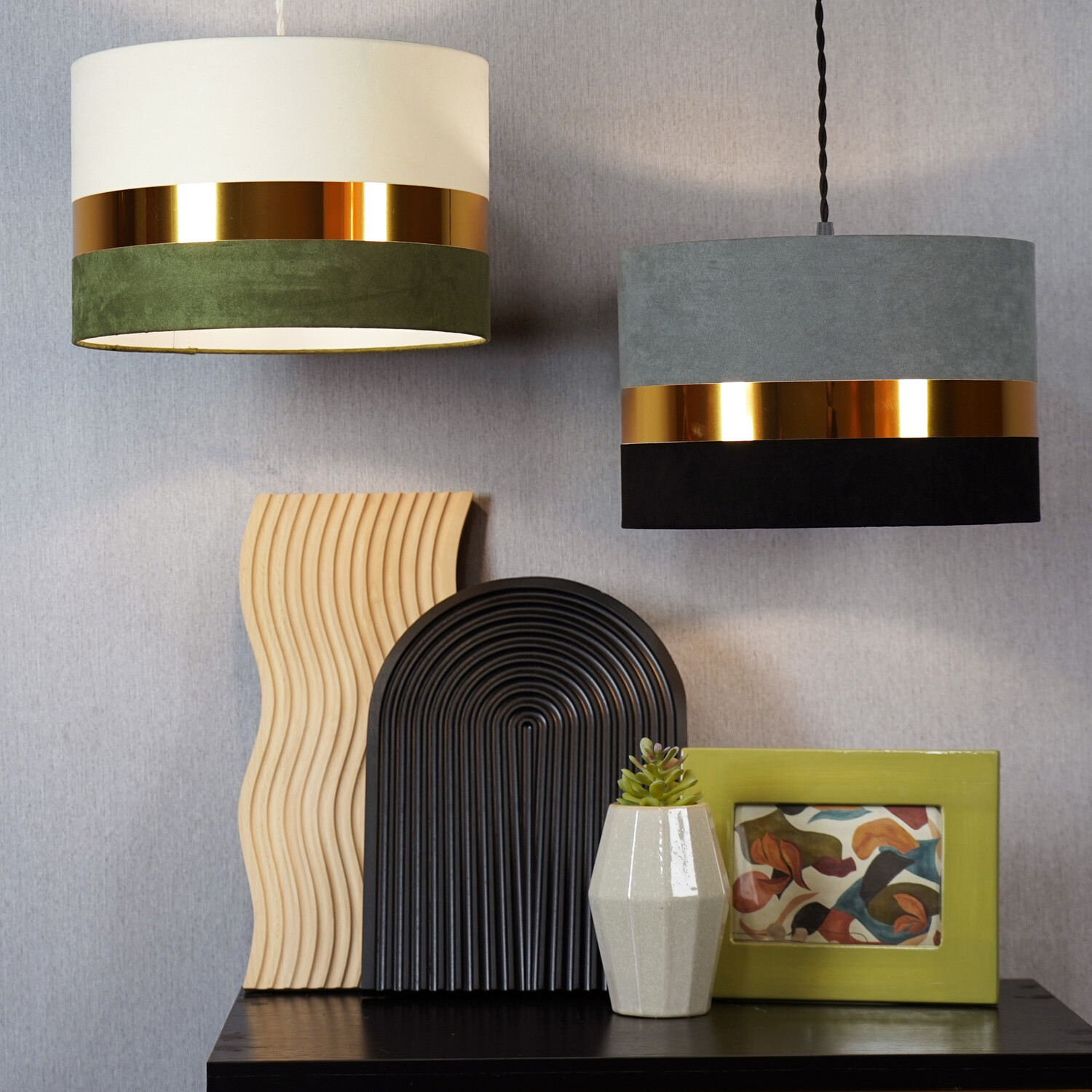 Maddox Shade - Grey, Gold and Black Image 3