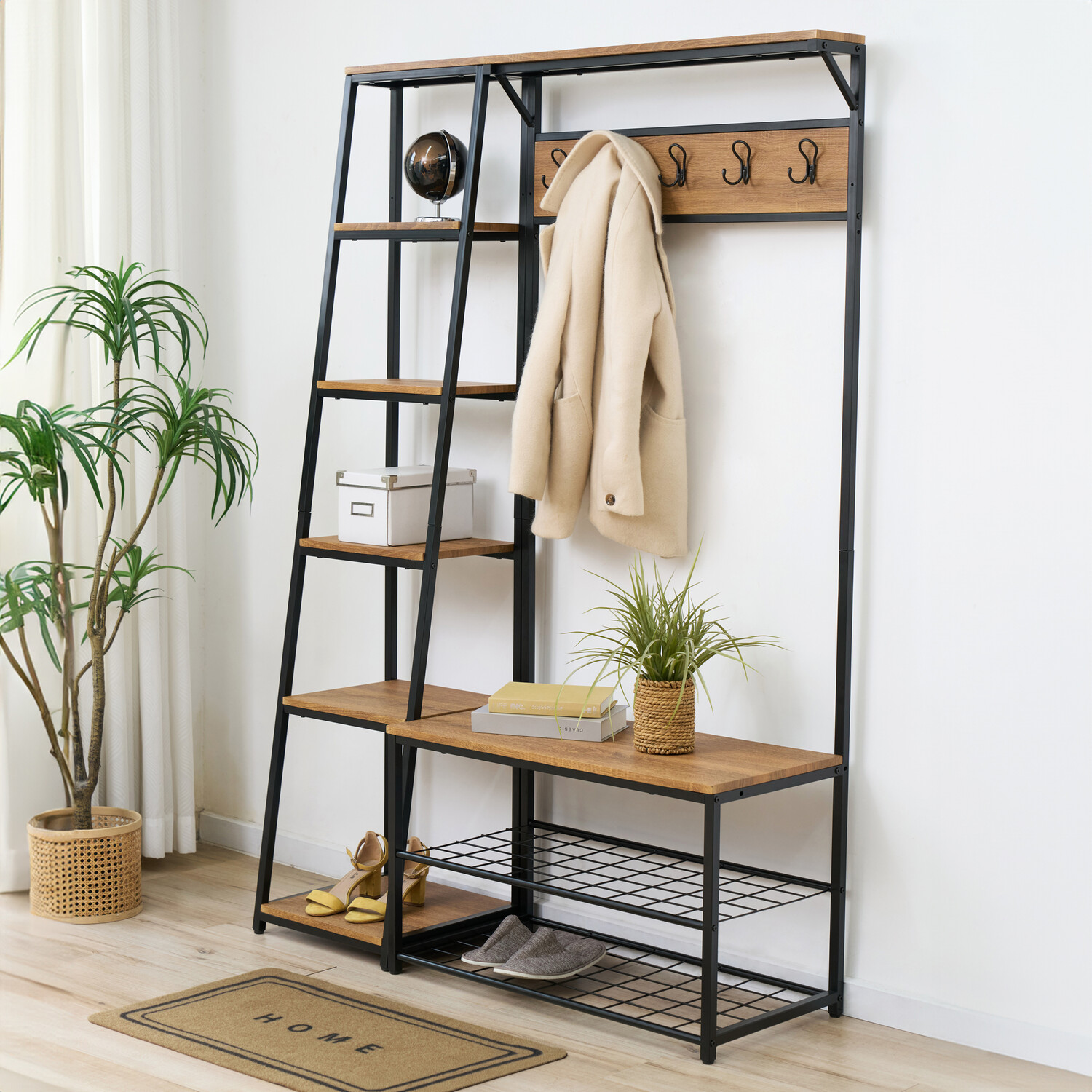 Finn Multi Purpose Shelving Unit Brown Image 4