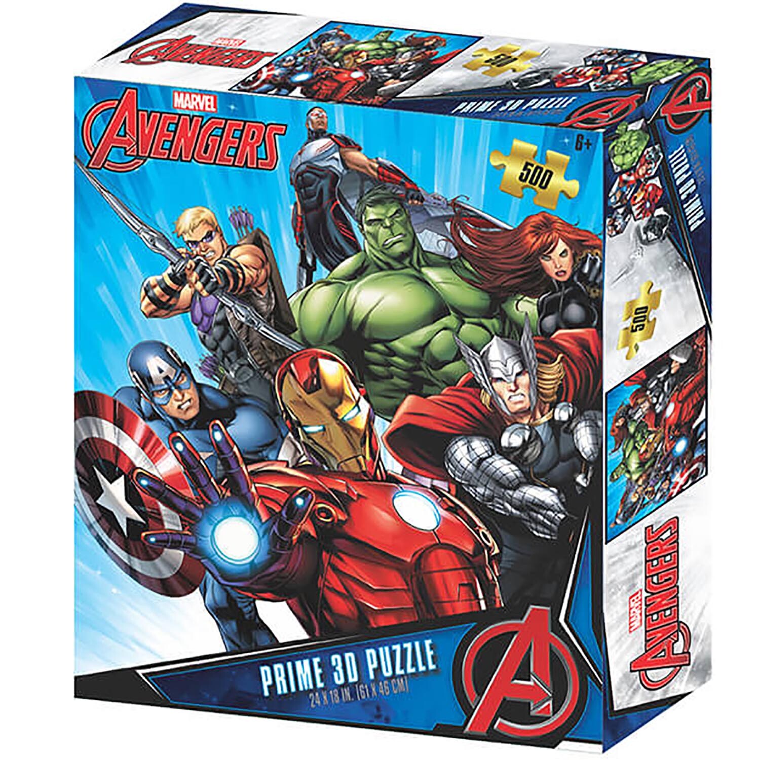500-Piece Marvel Avengers Prime 3D Puzzle Image 1