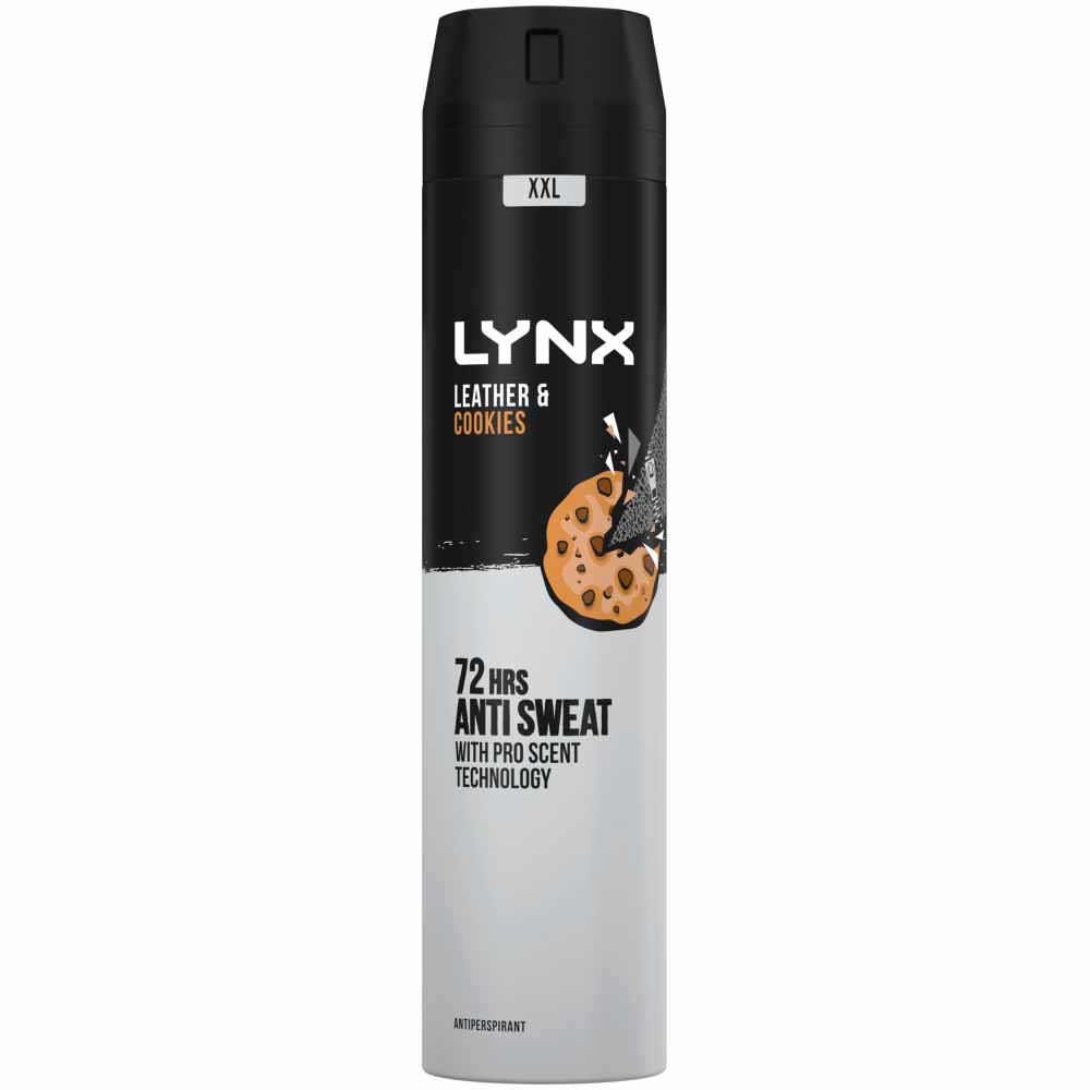 Lynx Antiperspirant Leather and Cookies 250ml Image 2