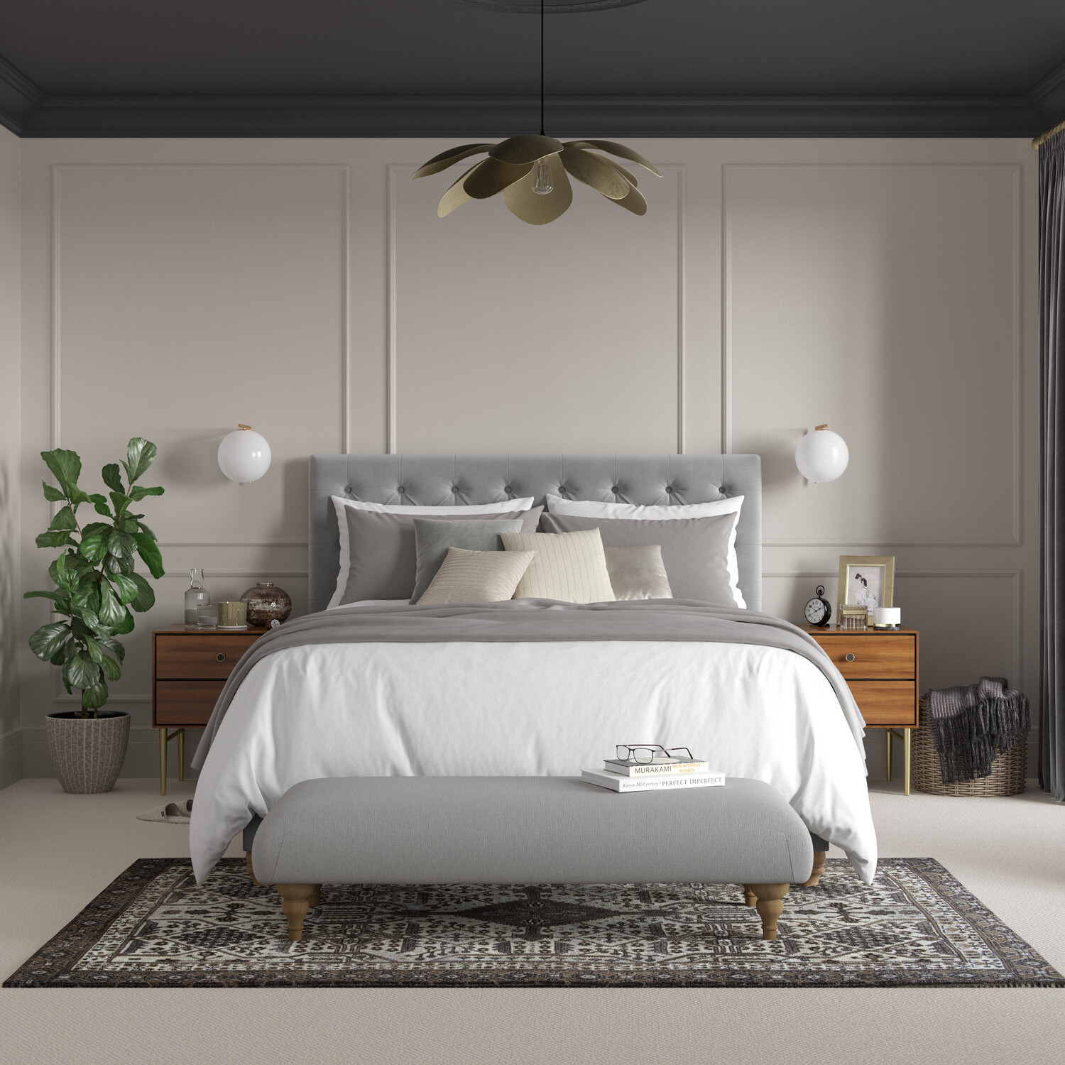 Dulux Heritage Walls and Ceilings Pebble Grey Velvet Matt Emulsion Paint Tester Image 5