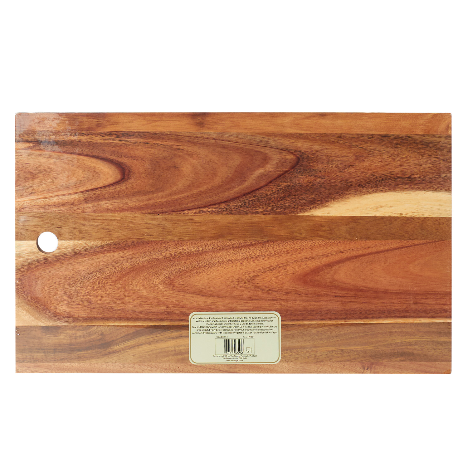 Acacia Contemporary Chop and Serve Board - Brown Image 2