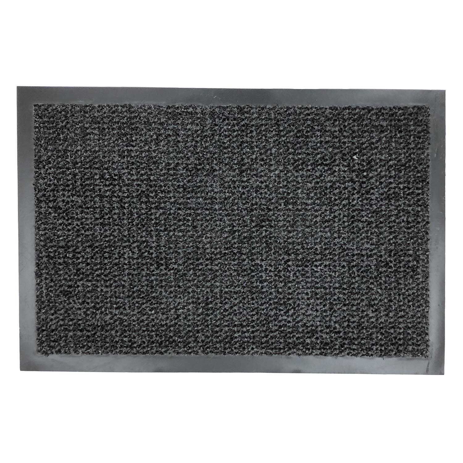 Black Scraper Barrier Doormat 45 x 75cm Image