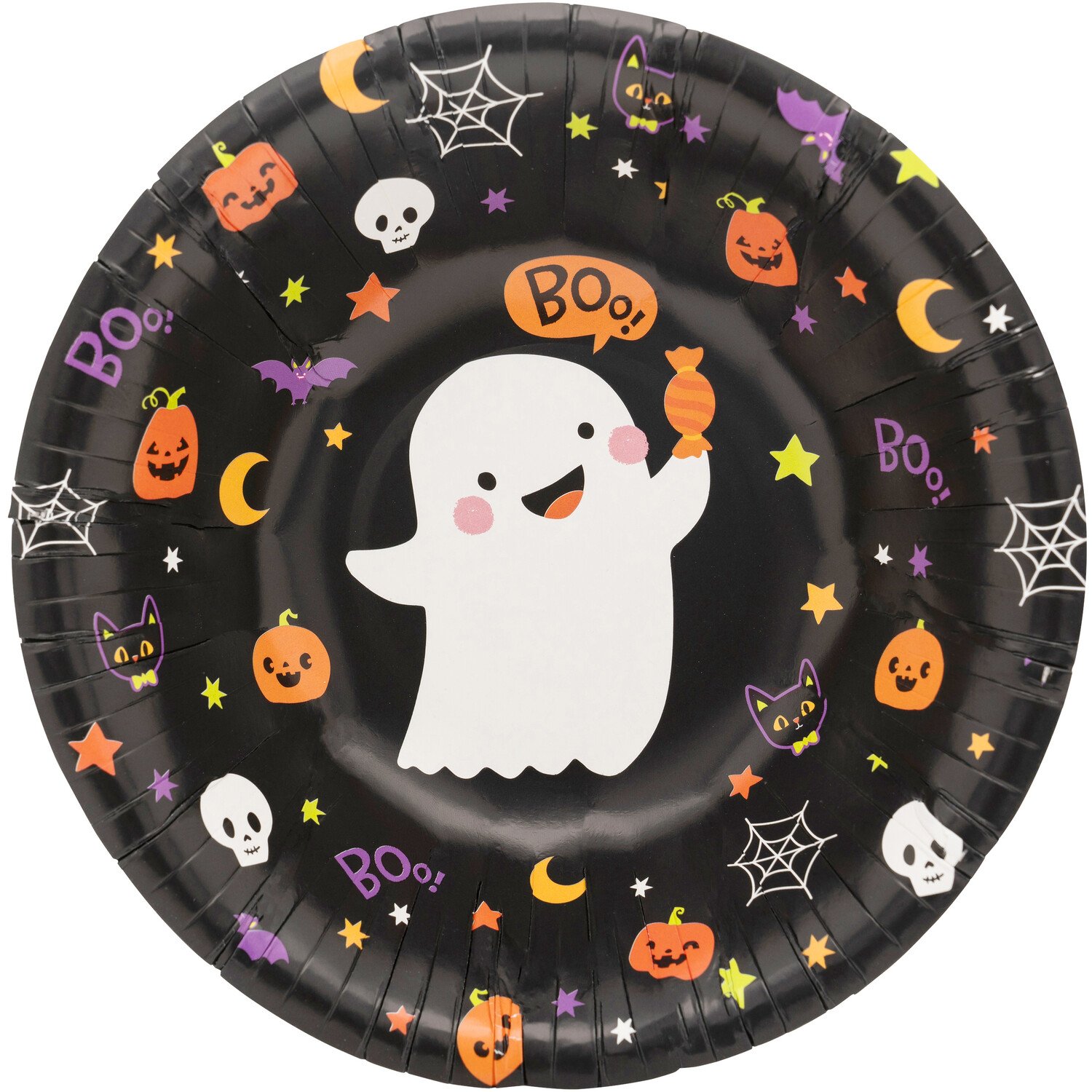 Pack of 8 Trick or Treat Bowls Black Image 3
