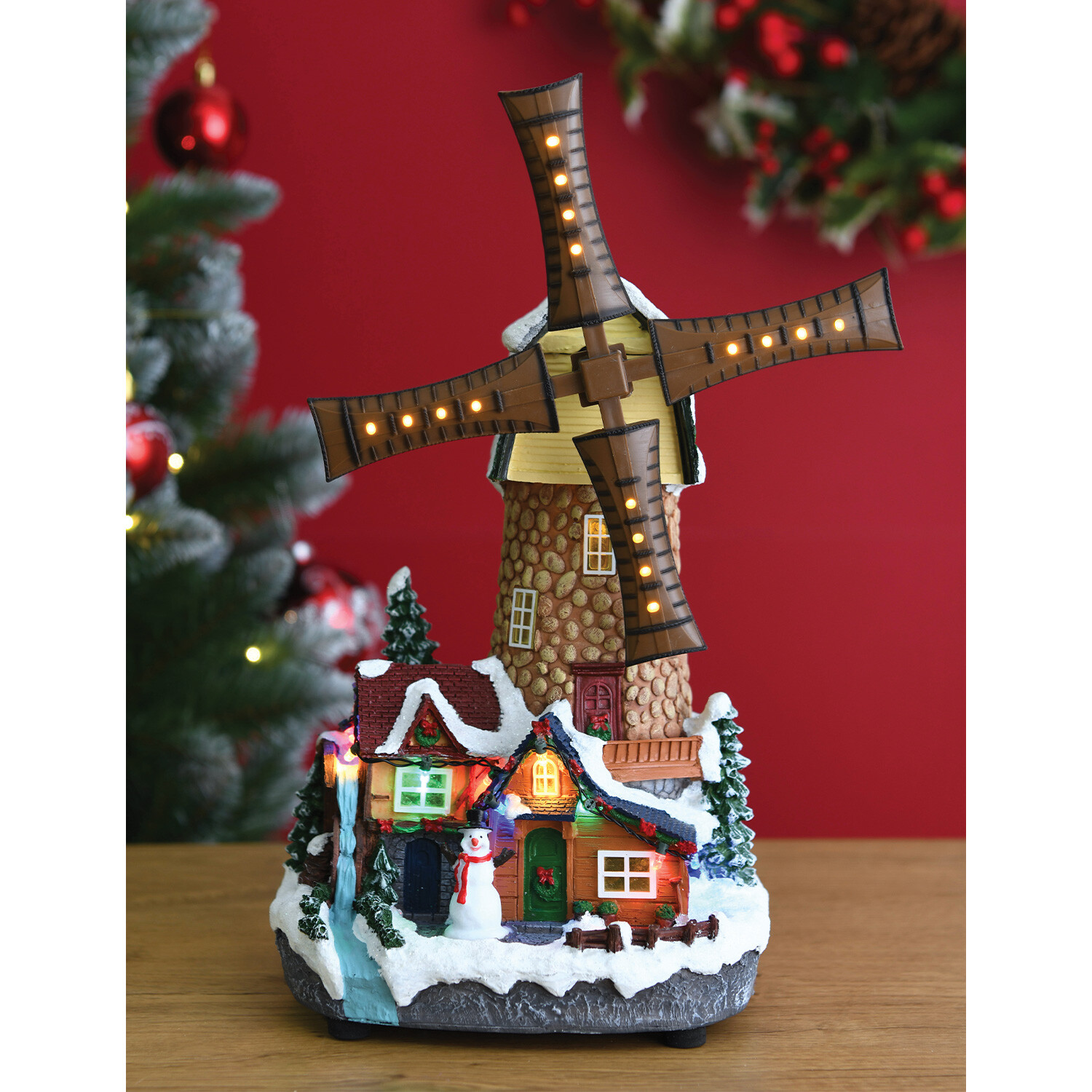 Christmas Windmill - Brown Image 3