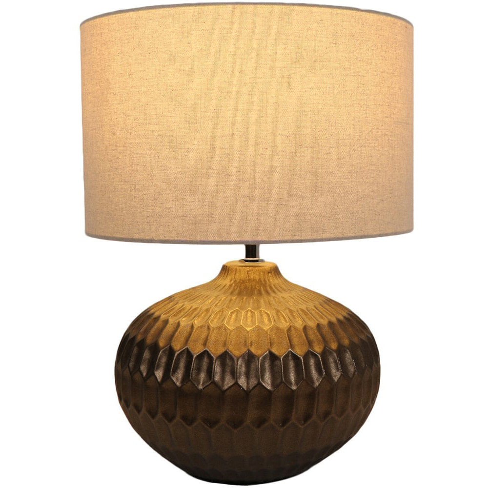 Levi Bronze Antique Table Lamp Image 2