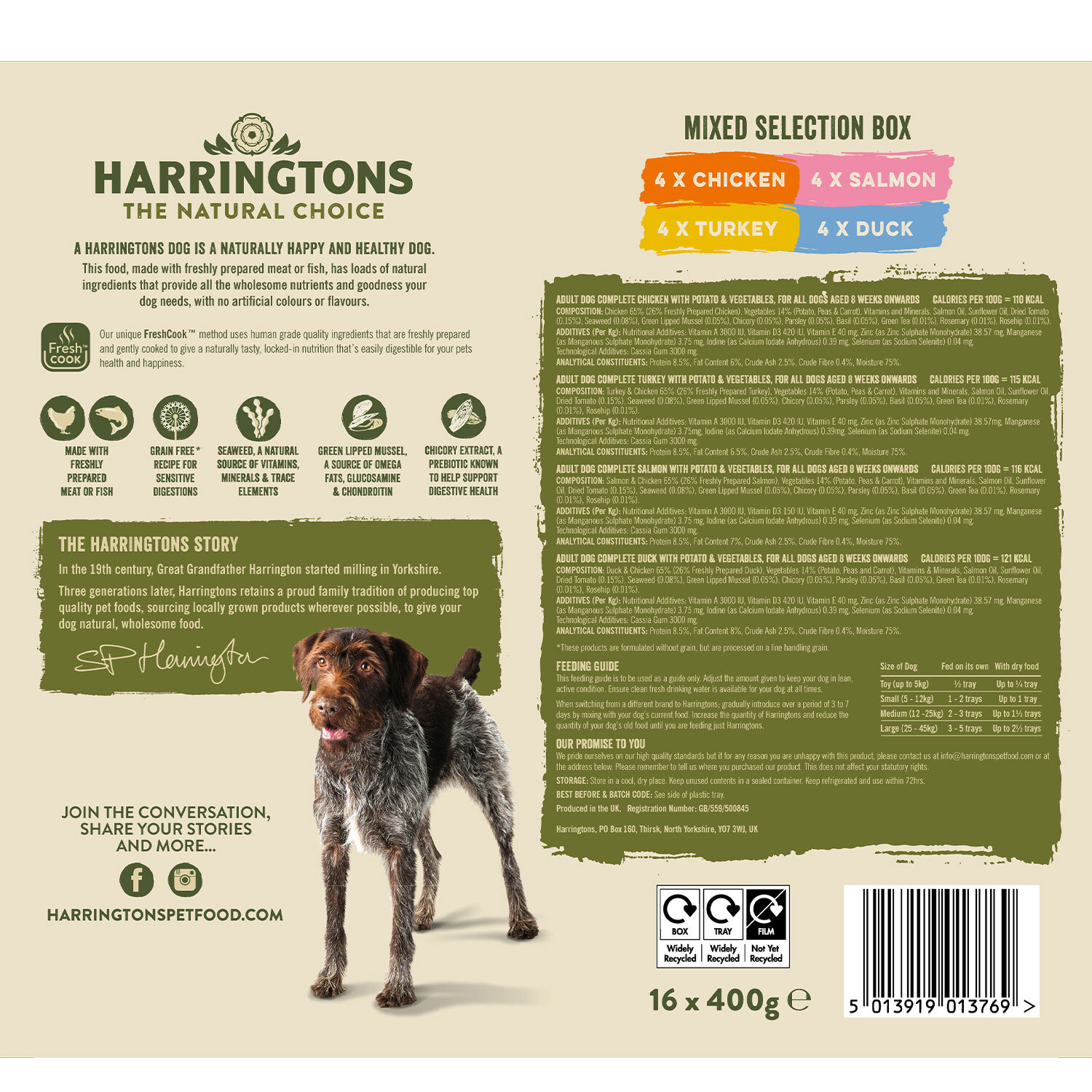 Harringtons Mixed Selection Box Wet Dog Food Image 2