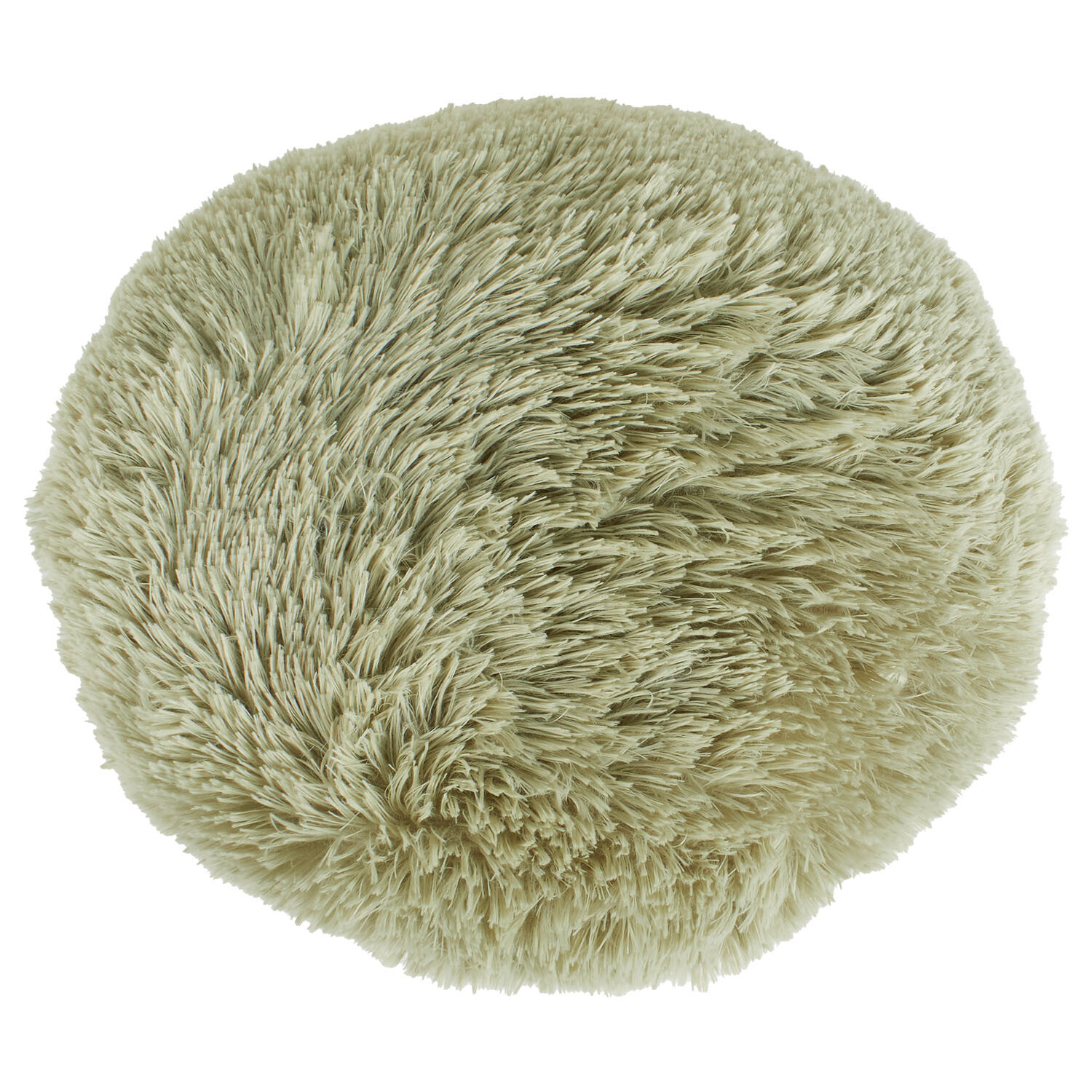 Sage Round Plush Bear Cushion Sage Image 1