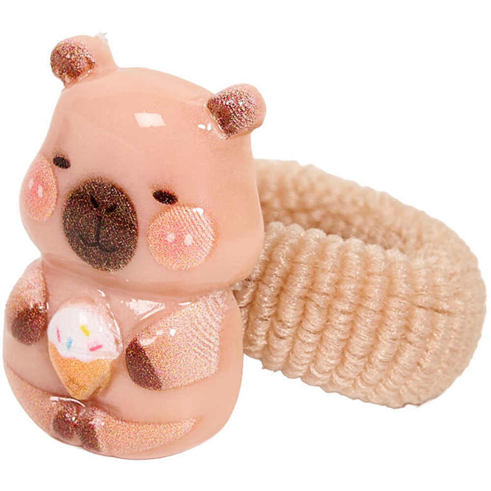 Pack of 6 Capybara Collection Hair Ties Image 6