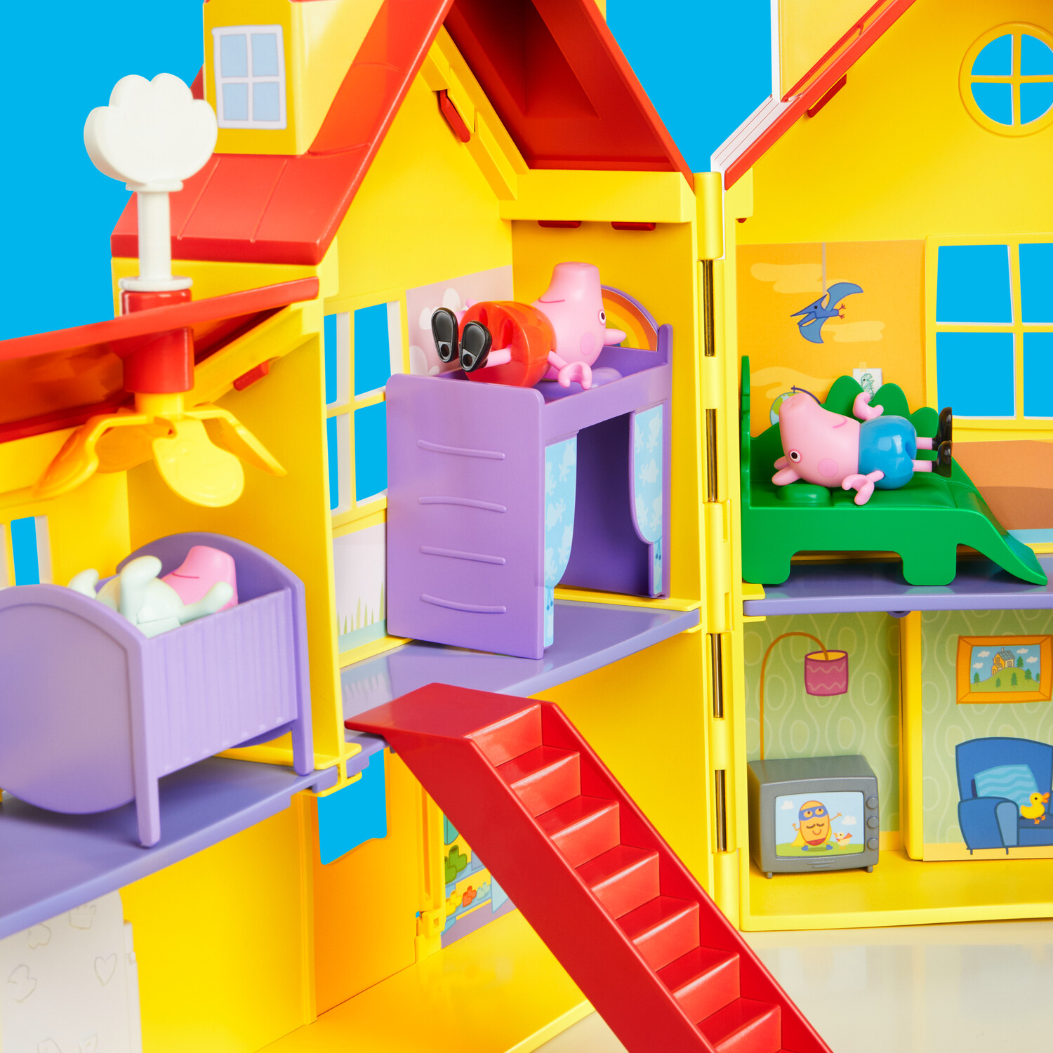 Peppa Pig Big Family House Yellow Image 12