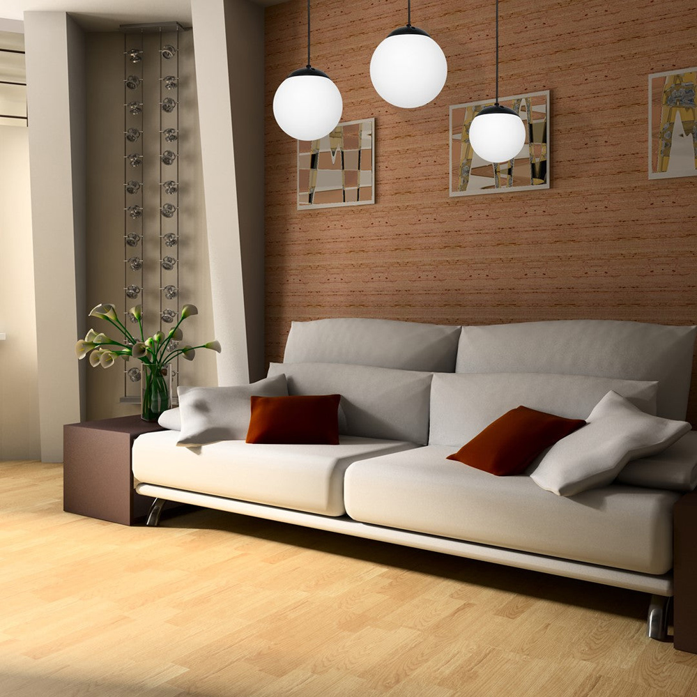 Milagro Lima Down Black Pendant Lamp 230V Image 5