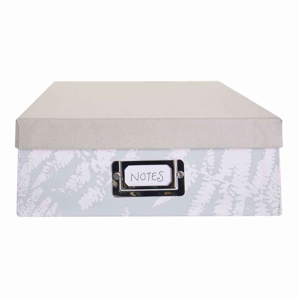 Wilko Tranquil A4 Storage Box with Lid Wilko