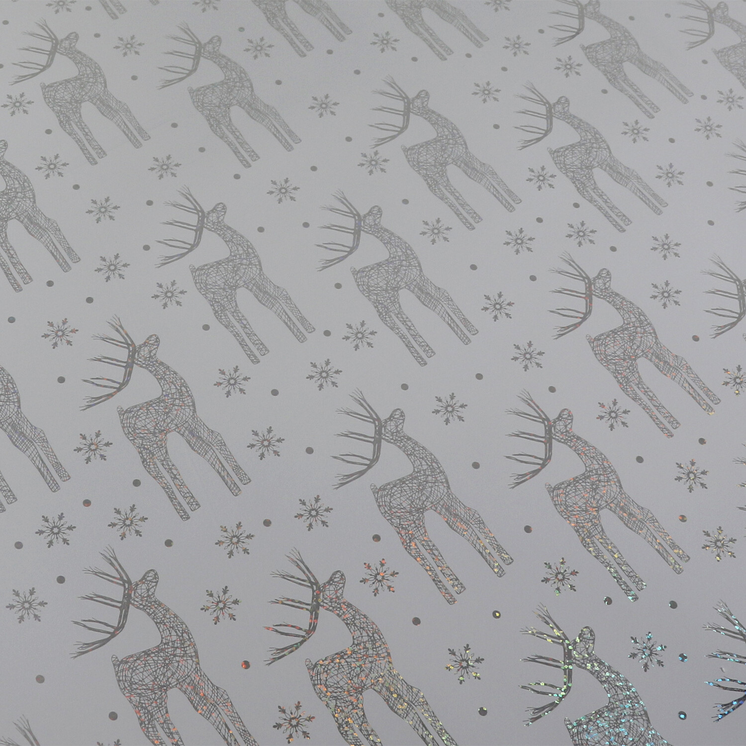4m Holographic Christmas Wrapping Paper Image 2