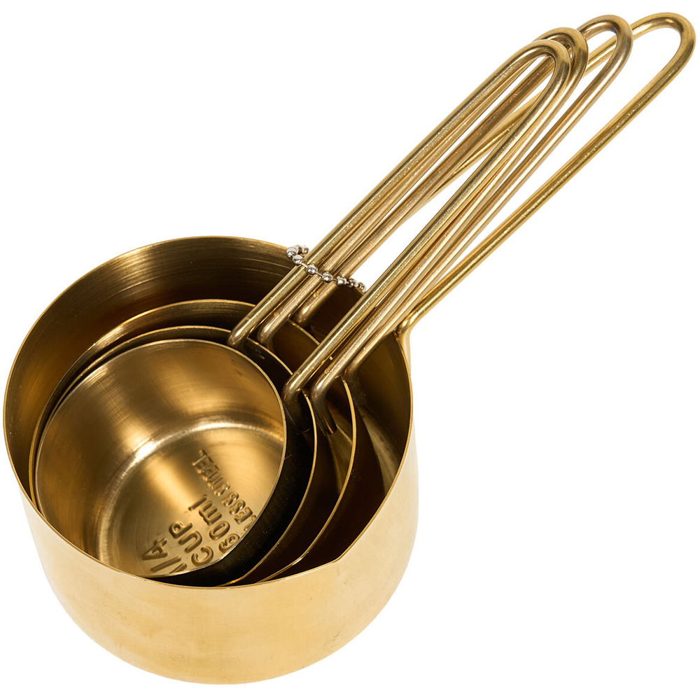 Measuring Cup Set Gold Image 1