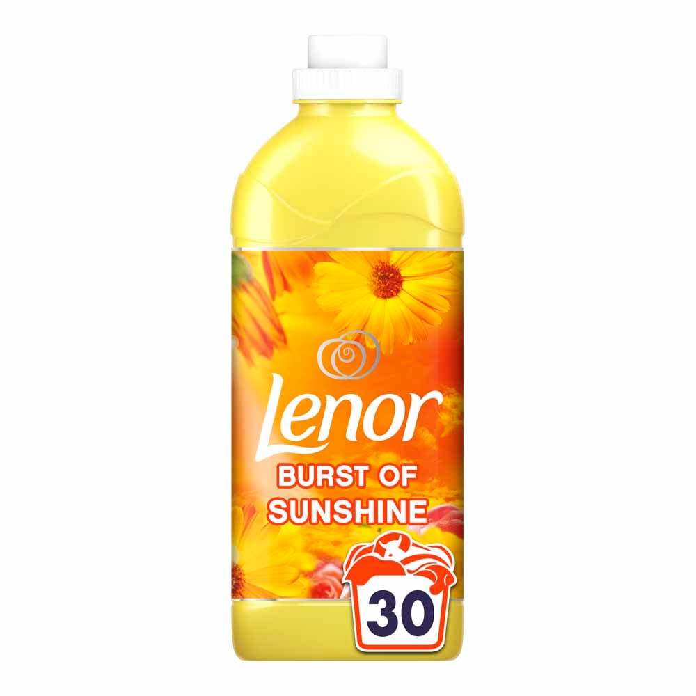 Lenor Burst of Sunshine Fabric Conditioner 30 Washes Case of 8 x 1.05L Image 2