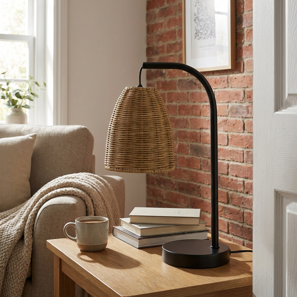 Rhyan Table Lamp - Black Image 3