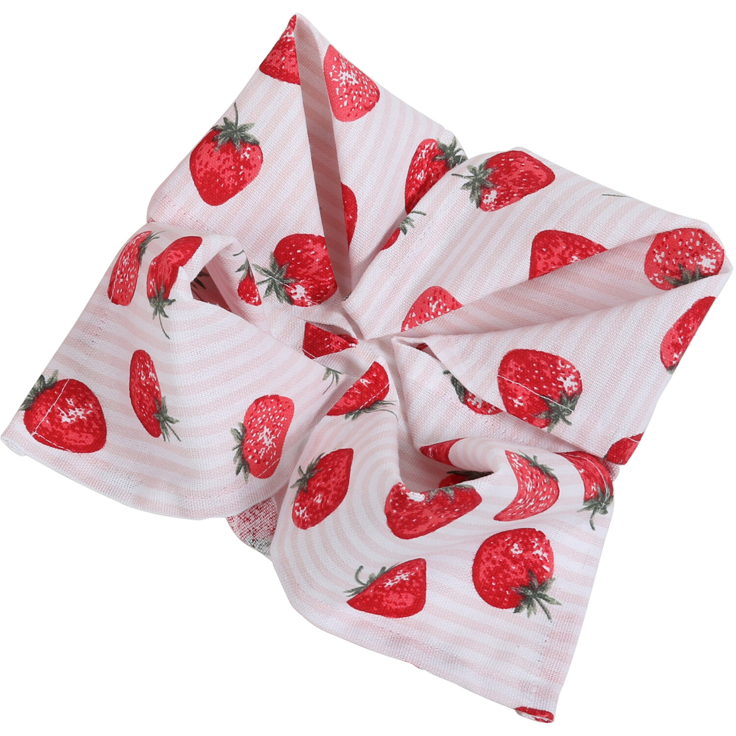 My Home Pack of 2 Strawberry Napkins - Red Image 6