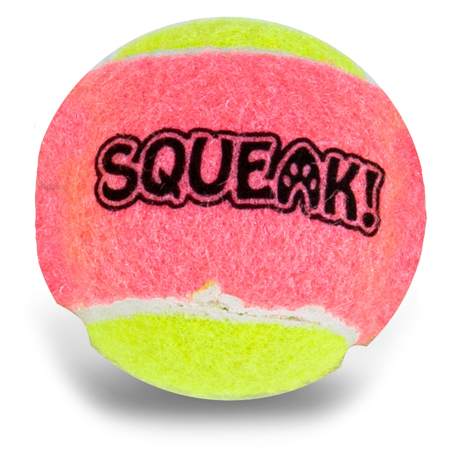 Pack of 4 Sports Pet Mini Squeak Tennis Balls Multicolour Image 5