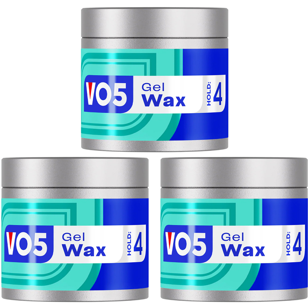 VO5 Extra Hold Gel Wax 75ml 3 Pack Image 1