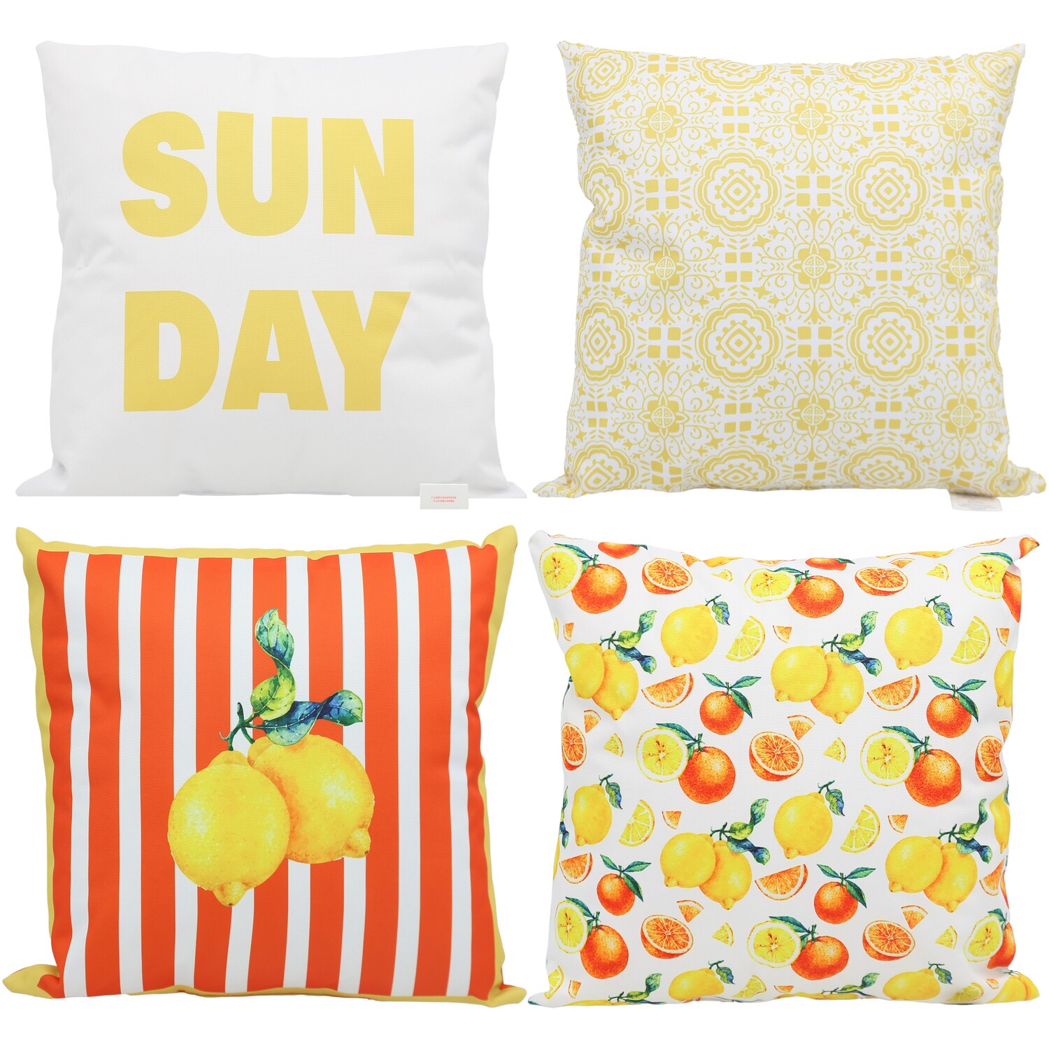 Pack of 4 Sun Days Outdoor Cushions Image 1