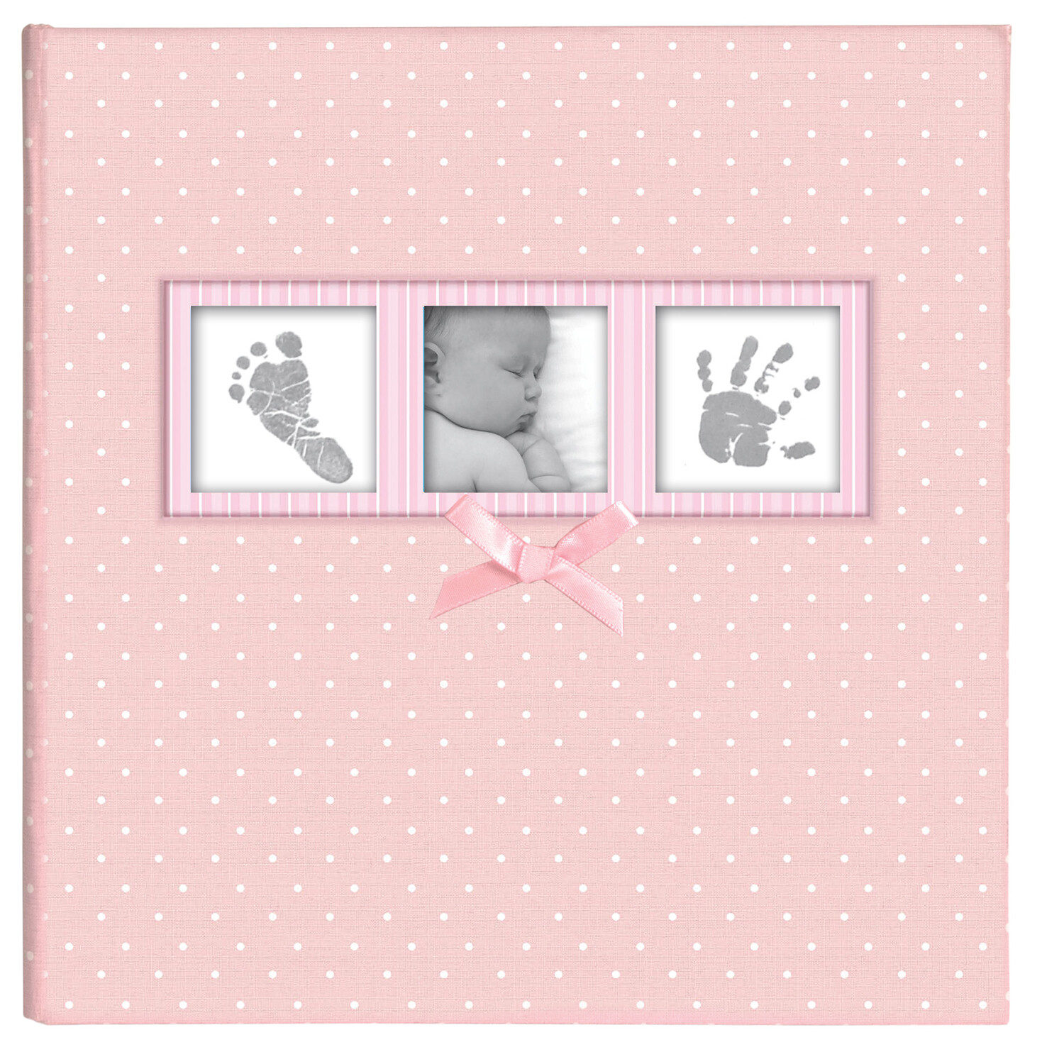 Baby Polka Dot Slip-In Memo Album - Baby Pink Image