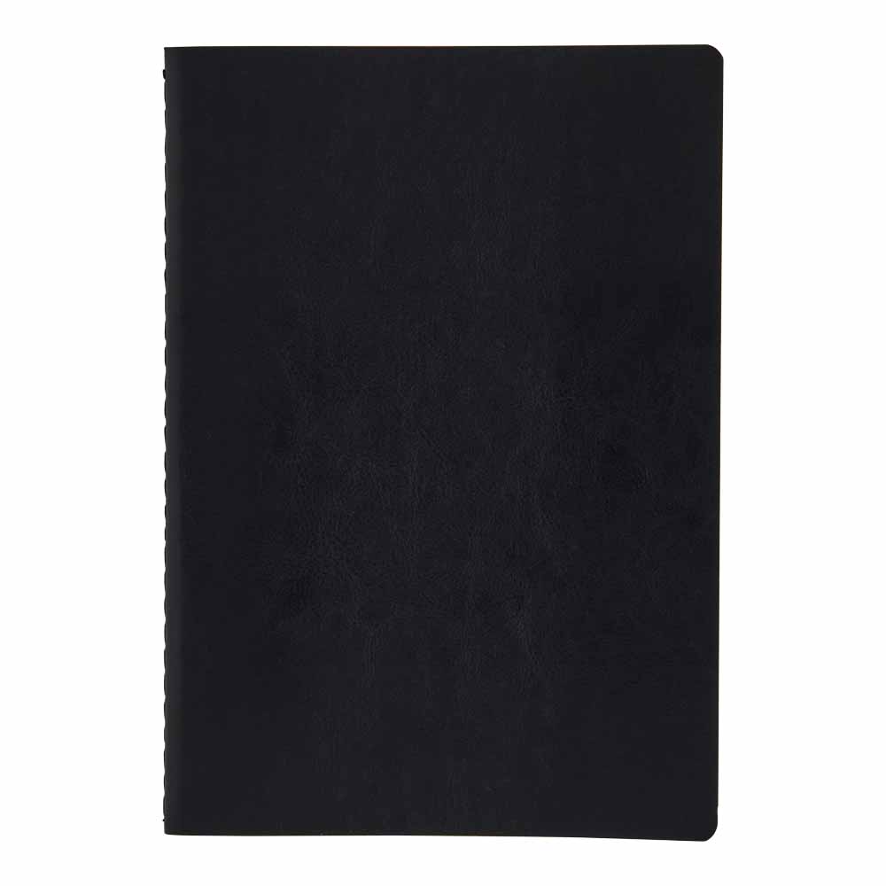 Wilko B5 Leather Finish Notebook Image 1