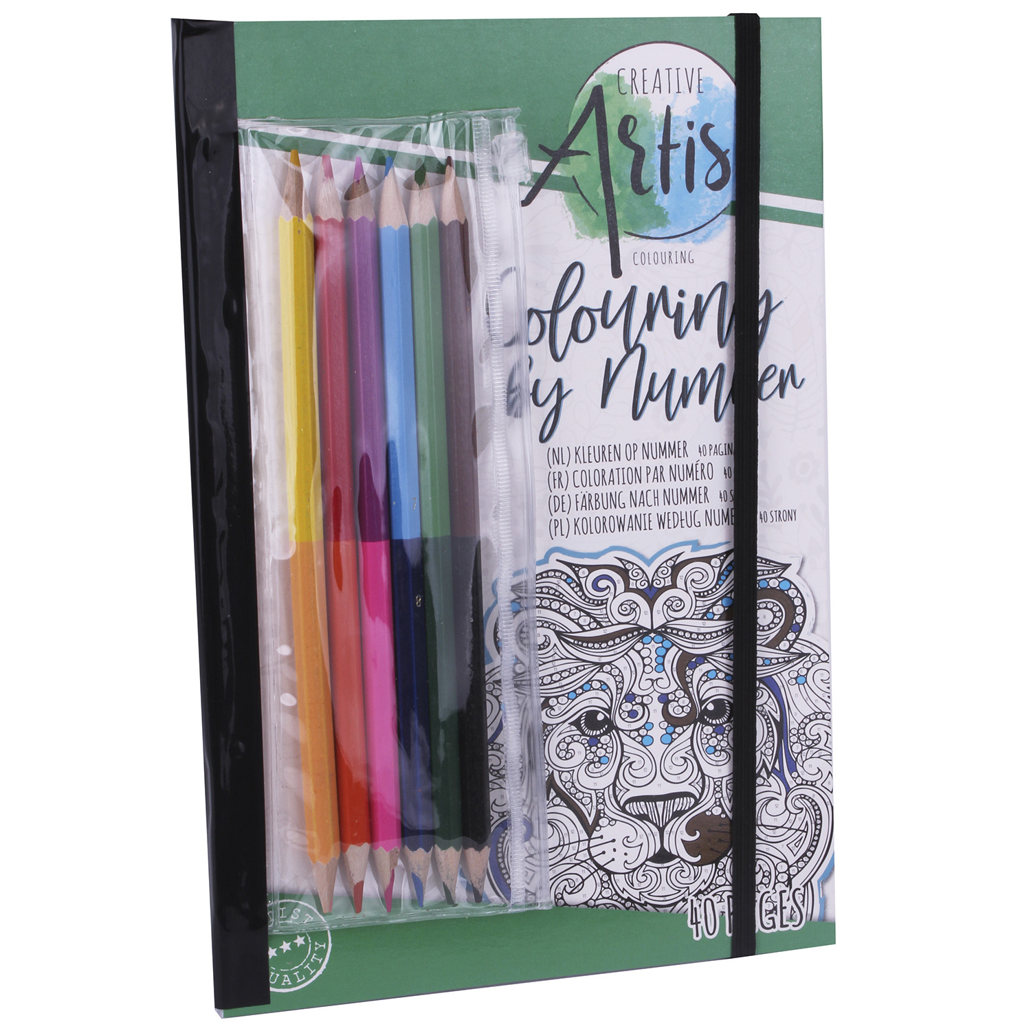 Single CRAFT Sensations Colouring By Number Book in Assorted styles Image 1