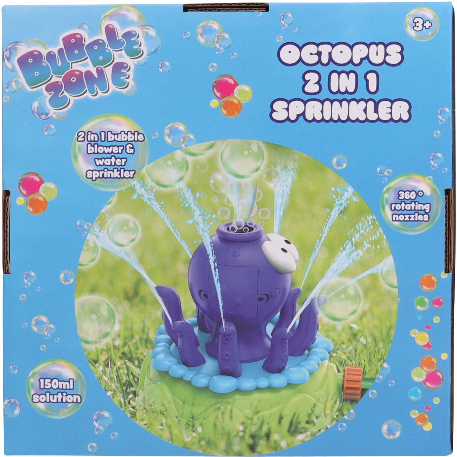Octopus Bubble & Water Spray Machine - Purple Image 4